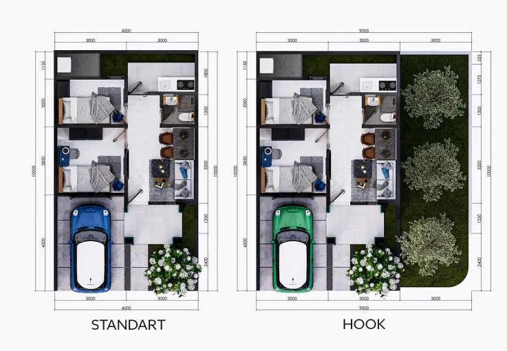 Floor plan for Type 33