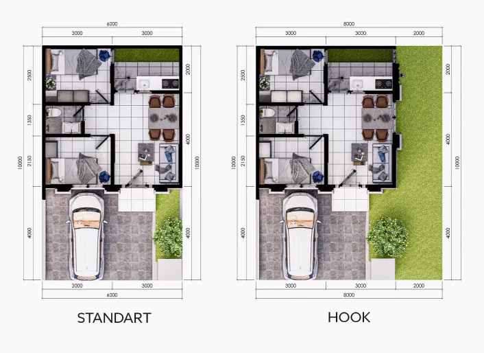 Floor plan for Type 33