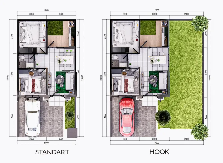 Floor plan for Type 42