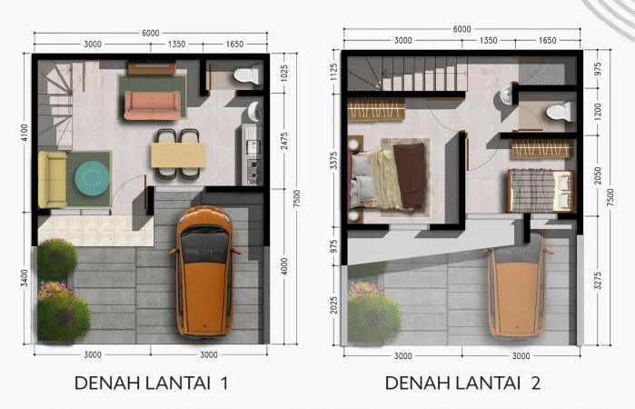 Floor plan for Type 50
