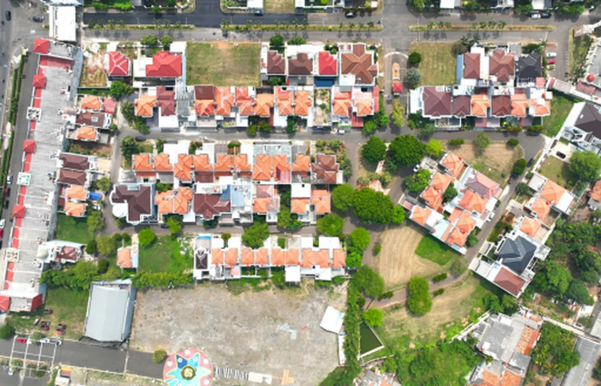 Foto Aerial Victorian Park — Cluster Victorian Park